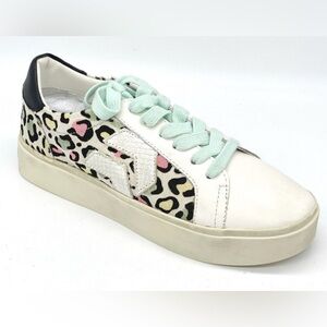 Dolce Vita Yvett Sneakers - Leopard Cow Hair Design